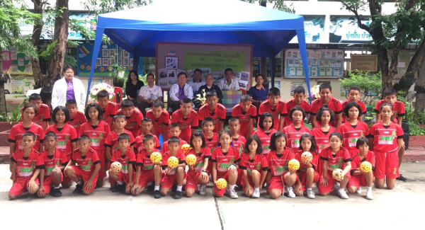 Inter Group Packaging supports Athletic dress of Sepak Takraw for Wat Ratbumrung School at Revo Cup Thailand competition 2017